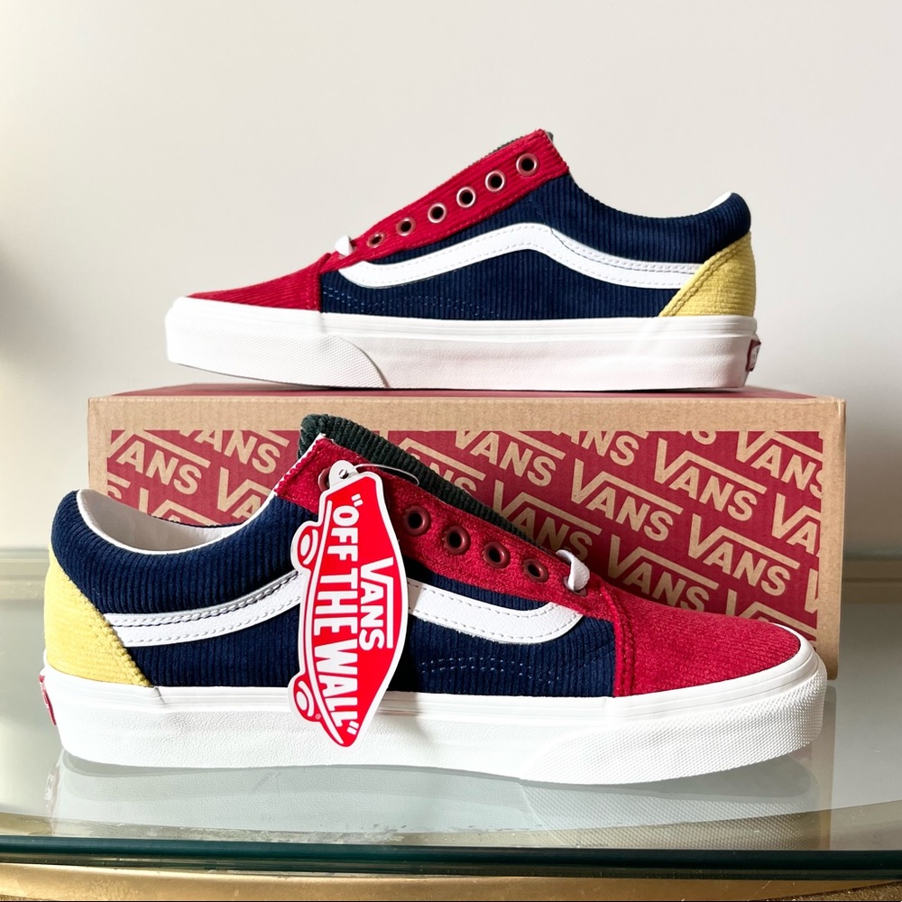Vans Old Skool Mixed Corduroy Sneakers Size 9